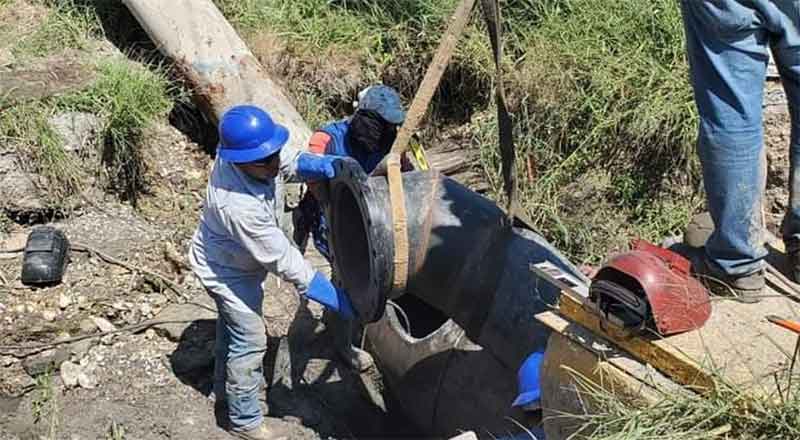 Concluyen reparaciones en tuberías en Reynosa, pero no todos tienen agua 1 COMAPA 1