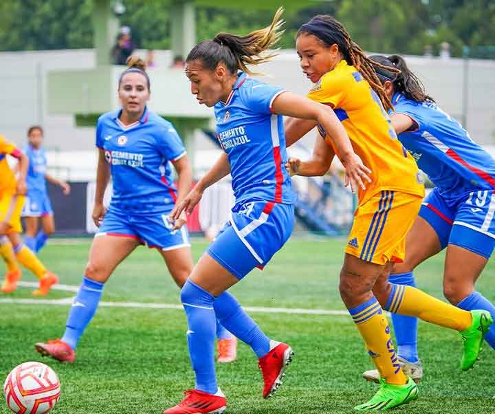 Tigres femenil sin carburar; empata 0-0 con Cruz Azul 1 CRUZ AZUL FEM 2