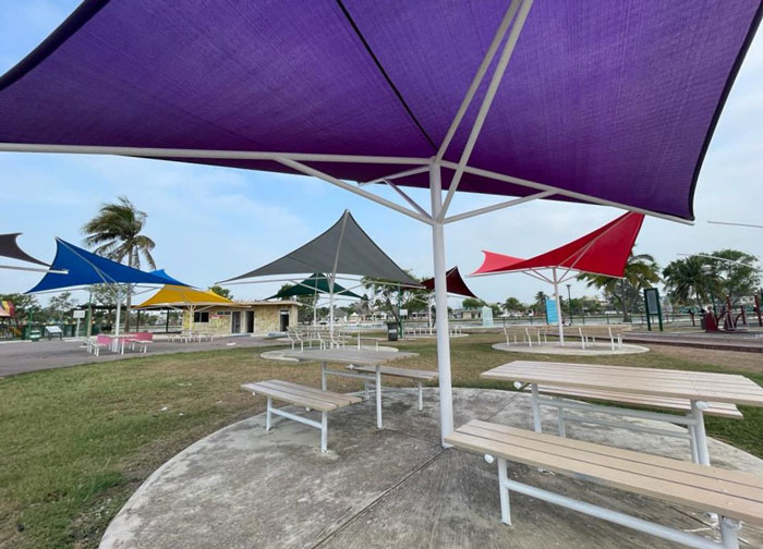 Madero hace trabajos de mantenimiento en parque Bincentenario 1 Ciudad Madero 3