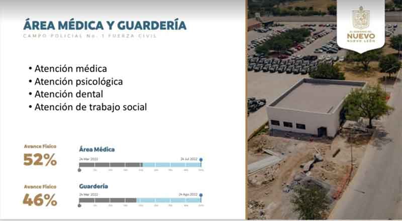 Clínica de Atención para Policías en NL ya se construye 2 GUARDERIA 12