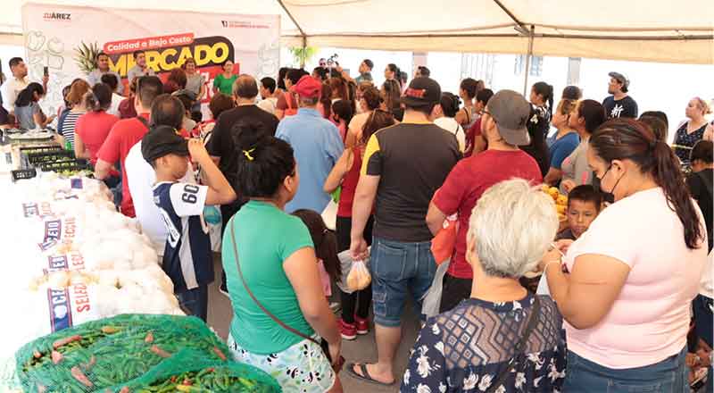 Llevan un mercado económico a más de 50 colonias de Juárez 1 JUAREZ 2 3
