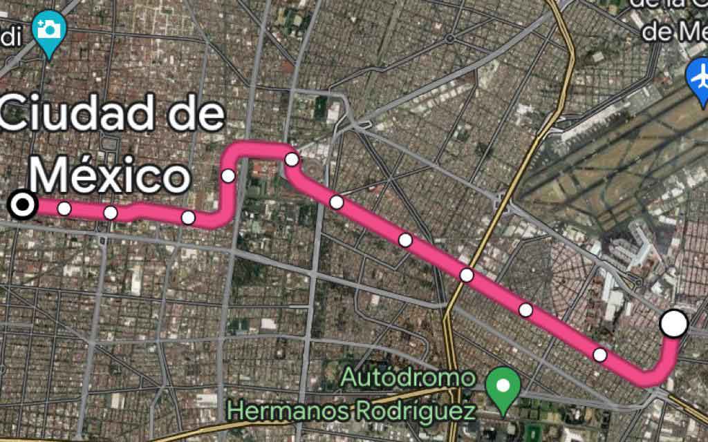 Cierran de forma parcial la Línea Rosa del Metro 4 MAPA