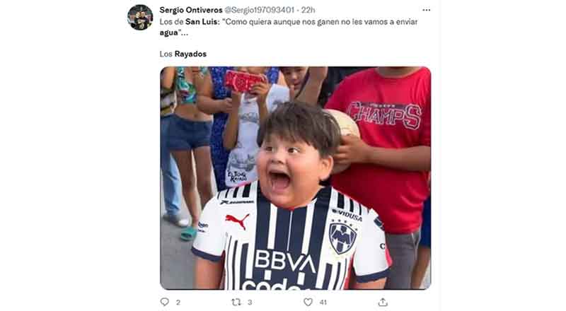 Hubo ‘bullying’ de afición de San Luis con tema del agua 1 MEME 2