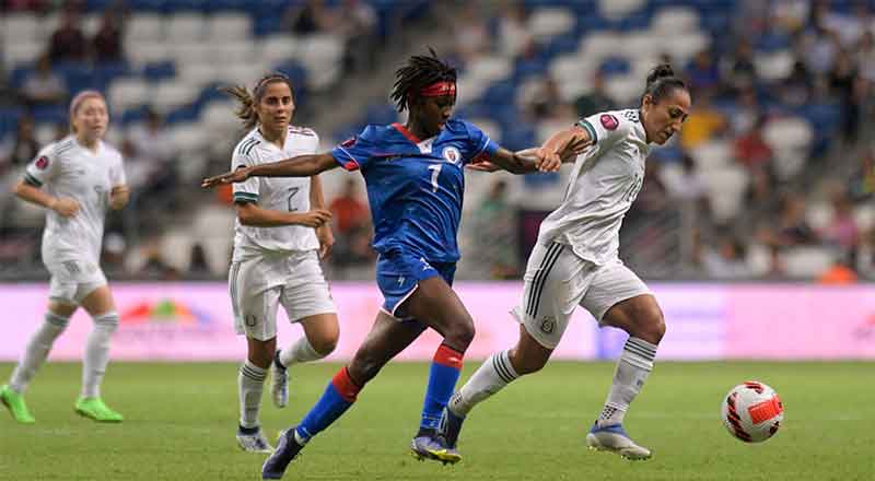 Sufre México vergonzosa derrota; cae 3-0 ante Haití 6 MEXICO FEM 4