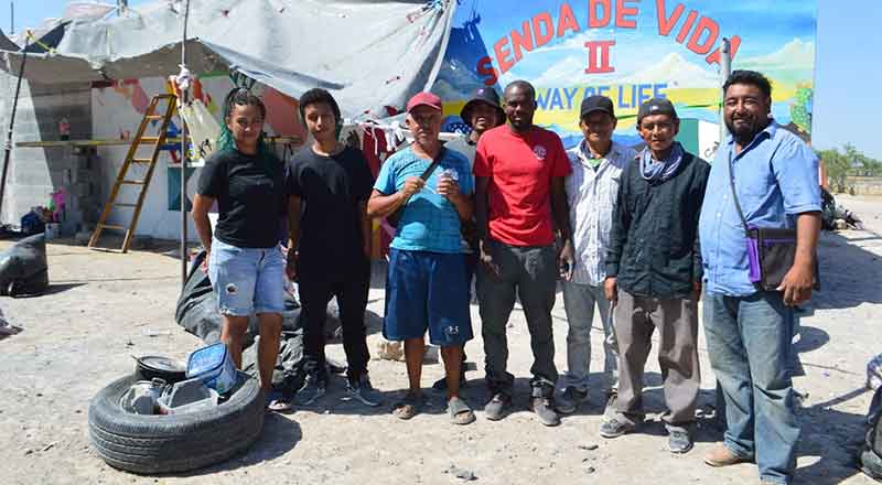 Migrantes expresan su 'sueño americano' con mural 2 MURAL 3