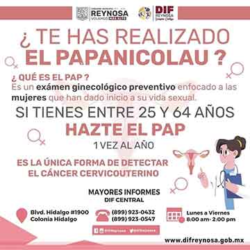 Ofrece DIF Reynosa exámenes de papanicolau gratuitos 1 PAPANICOLAU