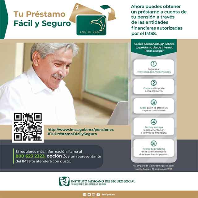 Presenta IMSS Tamaulipas préstamos para pensionados 1 PRESTAMO
