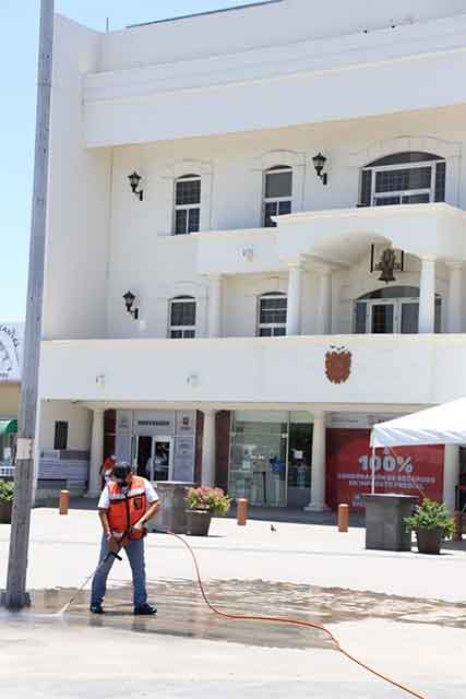 Realizarán trabajos de mantenimiento en Plaza Miguel Hidalgo 1 REYNOSA 2 5