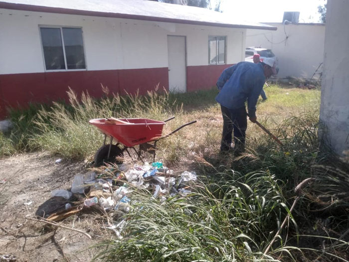 Limpian escuelas en Río Bravo 1 Rio Bravo 2 1