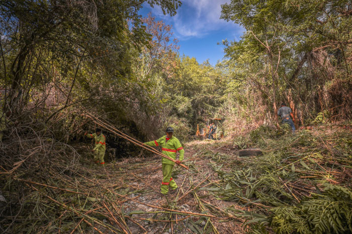 Supervisa alcalde de Santiago desazolve de ríos y arroyos 2 Santiago 2 2