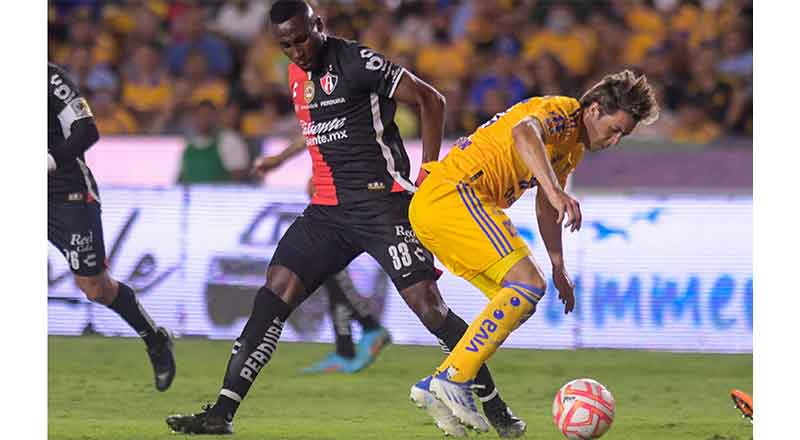 Tigres vence al Atlas 2-0 y se coloca en tercer lugar 4 TIGRES 5 1