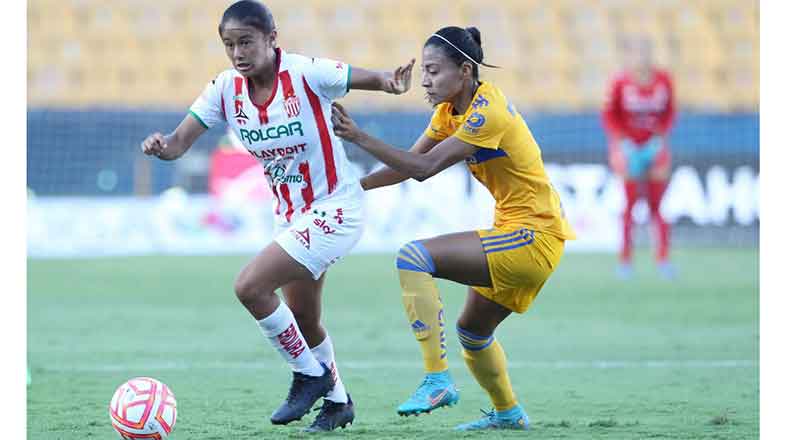 Tigres cumple y vence 2-0 al Necaxa 1 TIGRES FEM 1