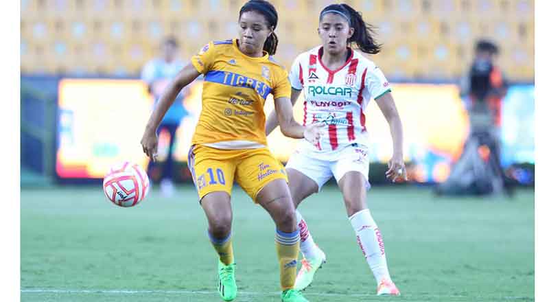 Tigres cumple y vence 2-0 al Necaxa 2 TIGRES FEM 2
