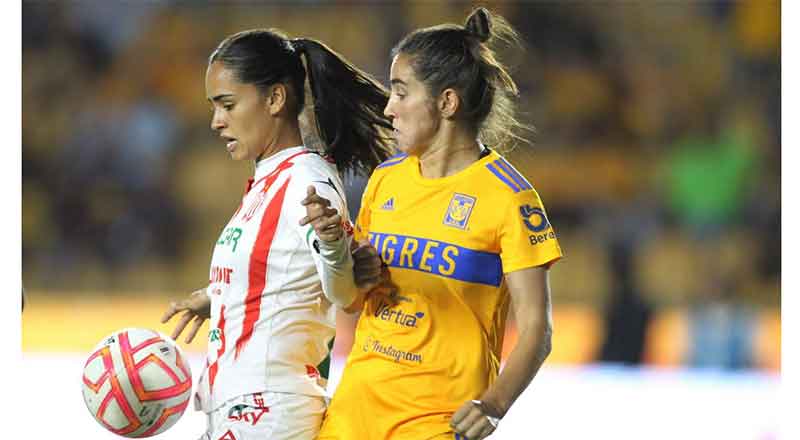 Tigres cumple y vence 2-0 al Necaxa 7 TIGRES FEM 8