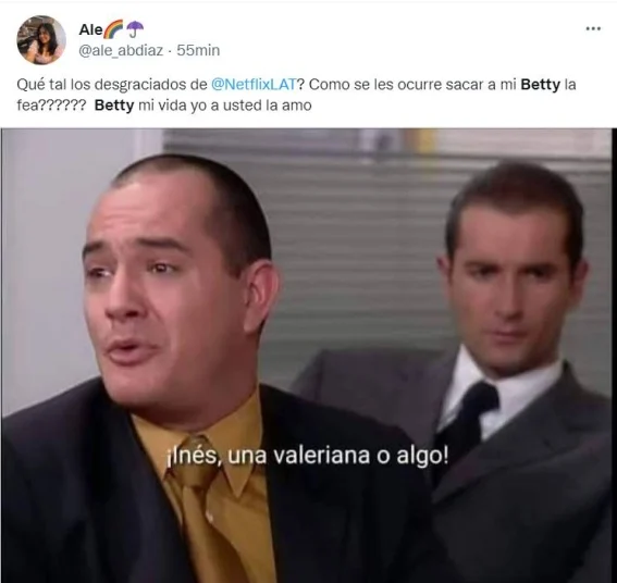 No saquen a 'Betty, la fea' de Netflix; piden con memes 2 betty la fea