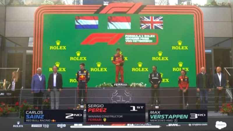 En Red Bull responsabilizan a Pérez por incidente en GP de Austria 1 checo ganador
