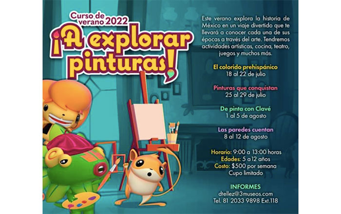 3 Museos te invita a pasar un verano con actividades culturales y recreativas 1 curso