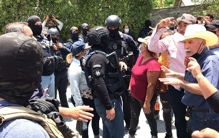 Policías y Fiscalía del estado amenazan a pobladores de Hidalgo 2 297222143 505325358067843 4440966772751030147 n