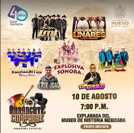 Celebra Canal 20 sus 40 años con concierto 1 CANAL 40 2