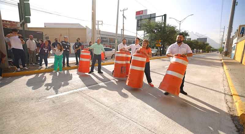 Terminan fase de rehabilitación de avenida Conchello en Monterrey 1 COLOSIO 1