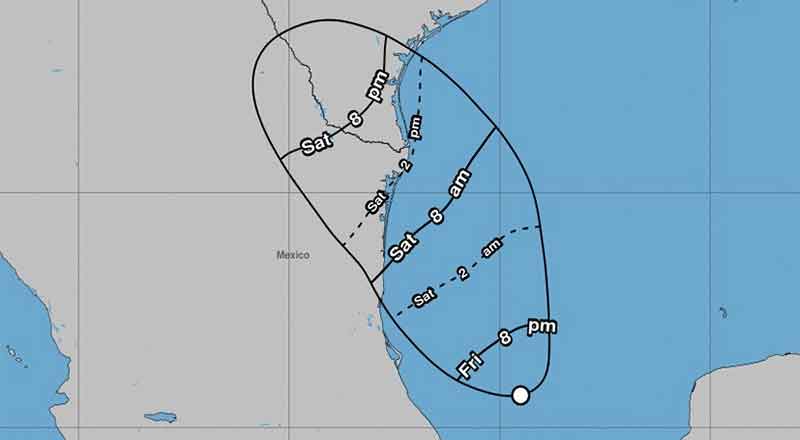 Tormenta tropical 'Cuatro' se dirige a Tamaulipas 1 CUATRO