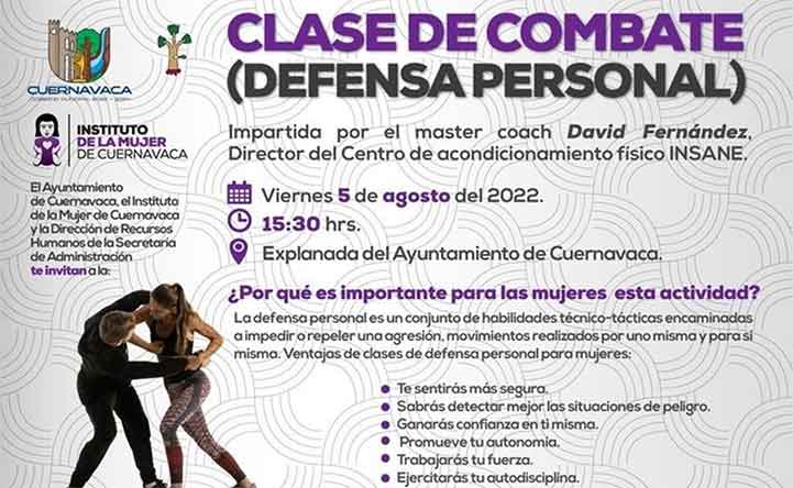 Toman curso de defensa personal para enfrentar violencias en Morelos 1 CURSO