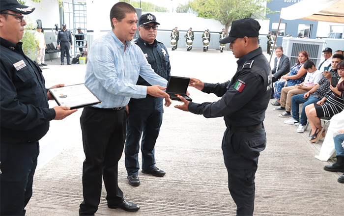 Dan en Juárez reconocimientos a policías destacados 1 Captura de pantalla 2022 08 16 a las 3.55.57 p.m.