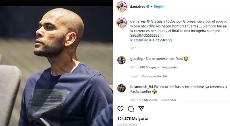Dani Alves lanza mensaje a la afición de Pumas 1 DANI ALVES 2