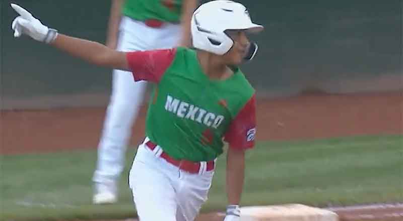 México da golpe de autoridad y vence a Puerto Rico 6-1 1 LIGAS PEQ 2