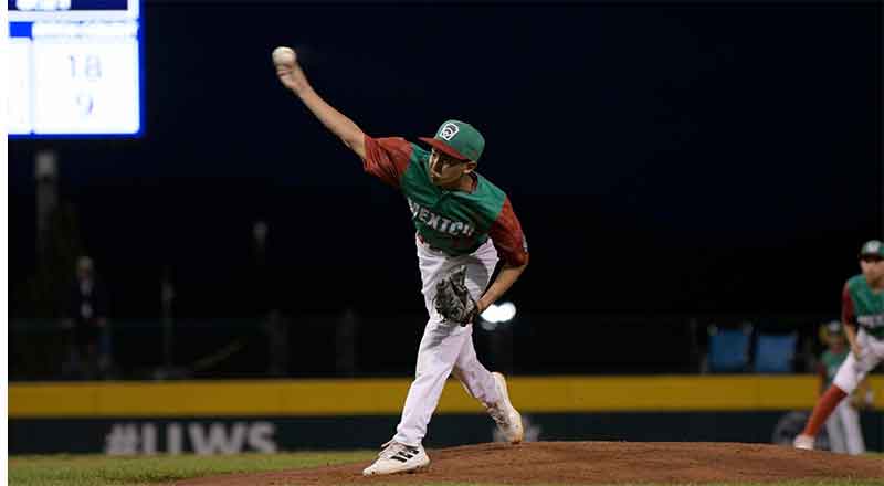 México blanquea 10-0; irá vs China Taipei 7 LIGAS PEQ 9