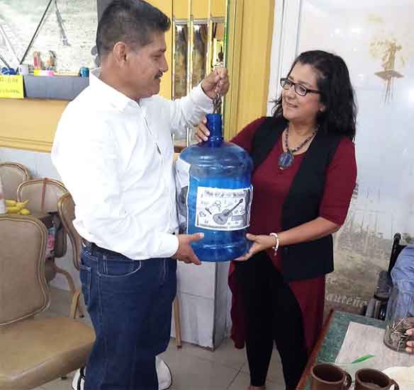 Inician en Río Bravo llavetón para busto de compositor Pedro Reyna 1 LLAVETON 2