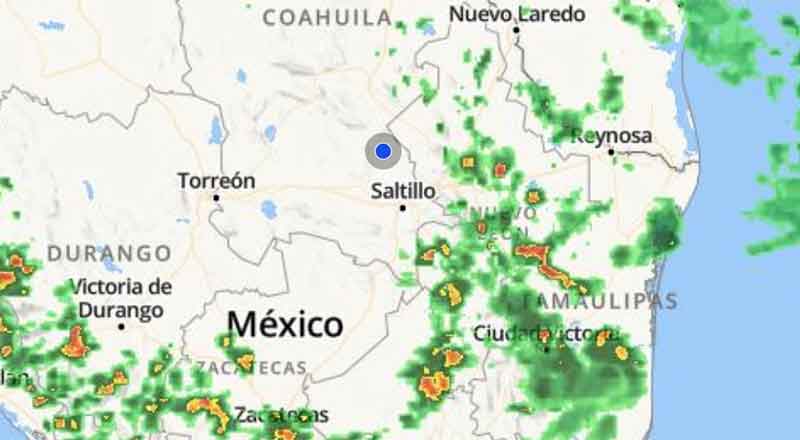 Esperan más lluvias en Monterrey 1 LLUVIAS MAPA
