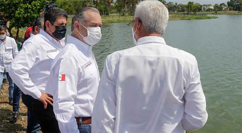 Inaugura Adrián Oseguera cercado de laguna Nuevo Amanecer 1 MADERO 2 4