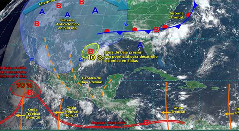 Este domingo habrá lluvias intensas en Tamaulipas y varios estados 1 MAPA2