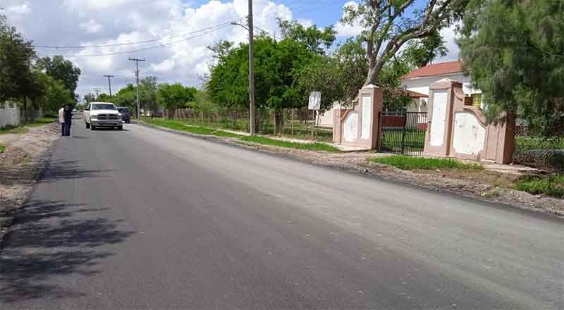 Pavimentan en Matamoros accesos a escuelas de comunidades rurales 1 MATAMOROS 2 4