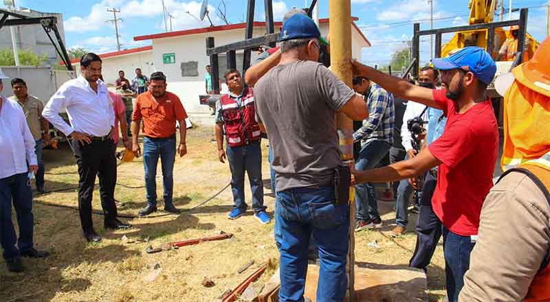 Trabaja alcalde Carlos Peña en mejorar servicio de agua potable en Reynosa 1 REYNOSA 2 3