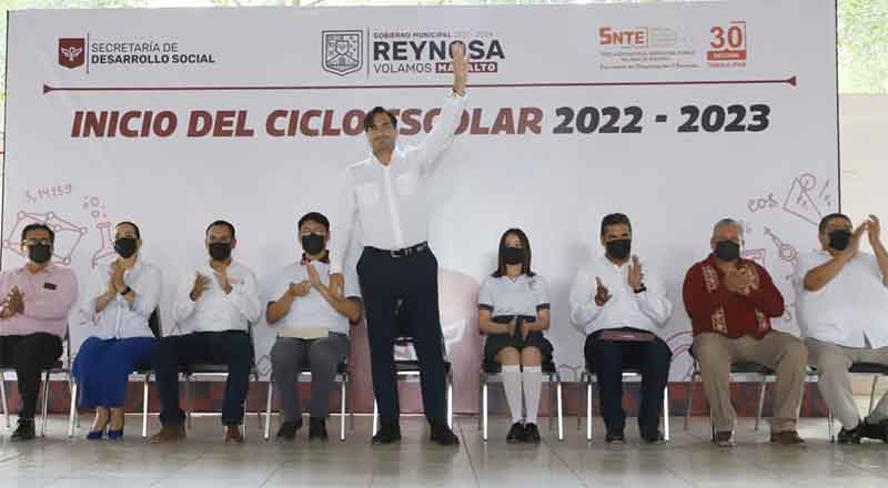 Inaugura Carlos Peña Ortiz nuevo ciclo escolar 2 REYNOSA 25