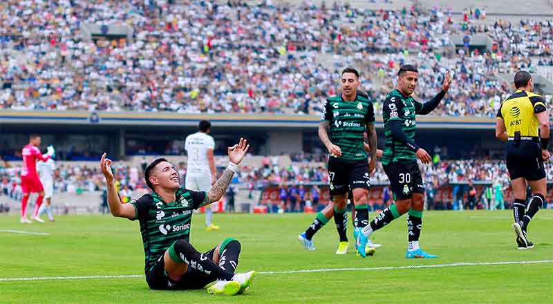 Otra goleada: Santos vence 5-1 a Pumas 1 SANTOS 1