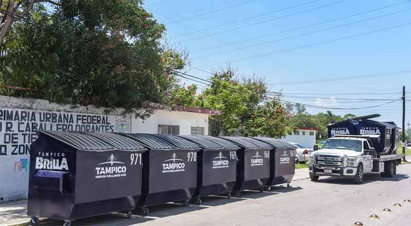 En Tampico mejoran infraestructura de limpieza con más contenedores 1 TAMPICO 2 2
