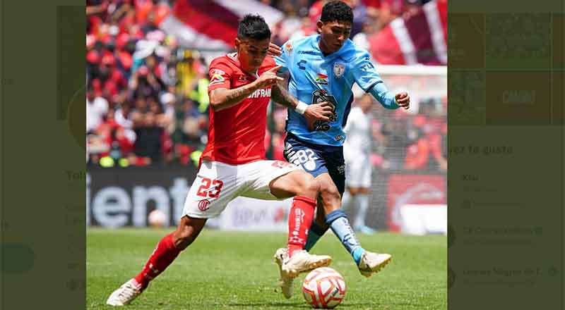 Pachuca gana, gusta y golea al Toluca 4-1 1 TOLUCA