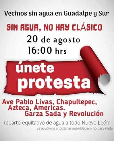 Aficionados amenazan con cancelar Clásico Regio por falta de agua 1 VECINOS
