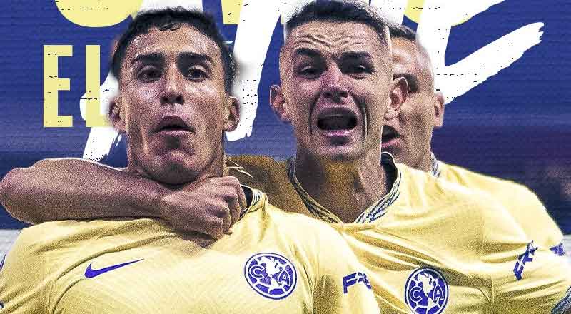 América vence a Tigres 2-1 y es líder 1 AMERICA
