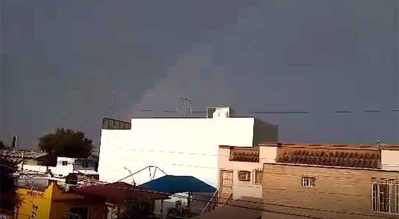¡Bendita lluvia! refresca el ambiente en Reynosa y sale el arcoiris 1 ARCOIRIS 1