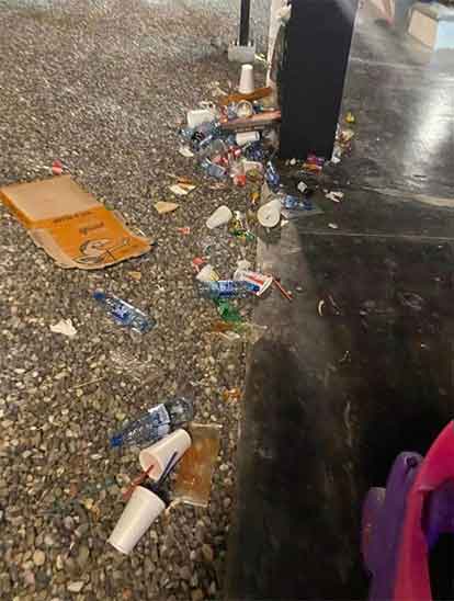 Denuncian acumulación de basura en malecón de Parque Cultural 1 Basura 2