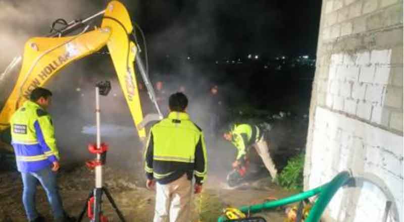 Caballo saca la cabeza de una coladera; lo rescatan en Querétaro 1 CABALLO 2