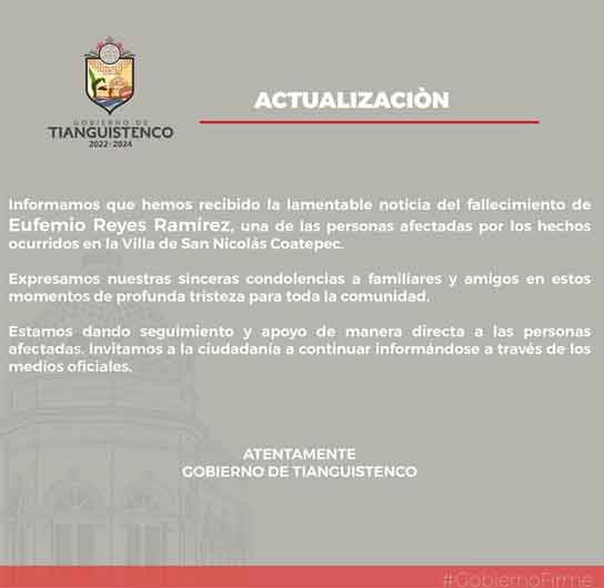 Un muerto y 40 heridos por explosión pirotécnica en EdoMX 1 COMUNICADO