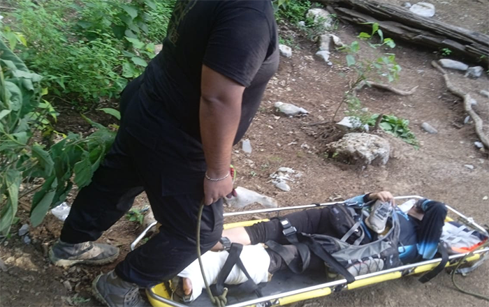 Rescatan en Juárez a mujer lesionada en cerro 4 Captura de pantalla 2022 09 12 a las 2.09.37 p.m.
