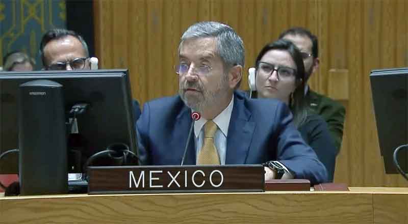 'Anexiones de Rusia en zonas de Ucrania, sin validez': México en la ONU 1 DE LA FUENTE