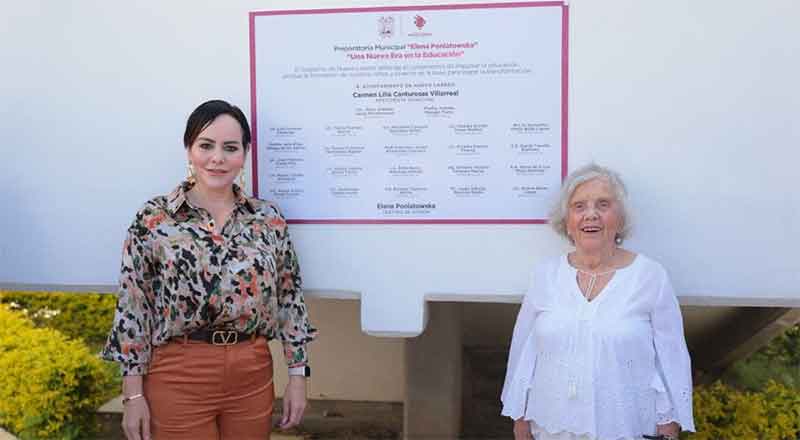 Poniatowska visita Nuevo Laredo para hacer compromiso con la educación 1 NUEVO LAREDO 14