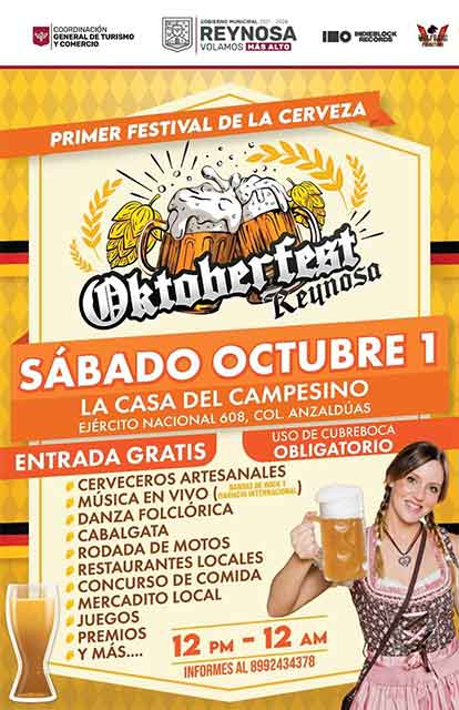 Invita Municipio al Oktoberfest Reynosa 1 OKTOBERFEST